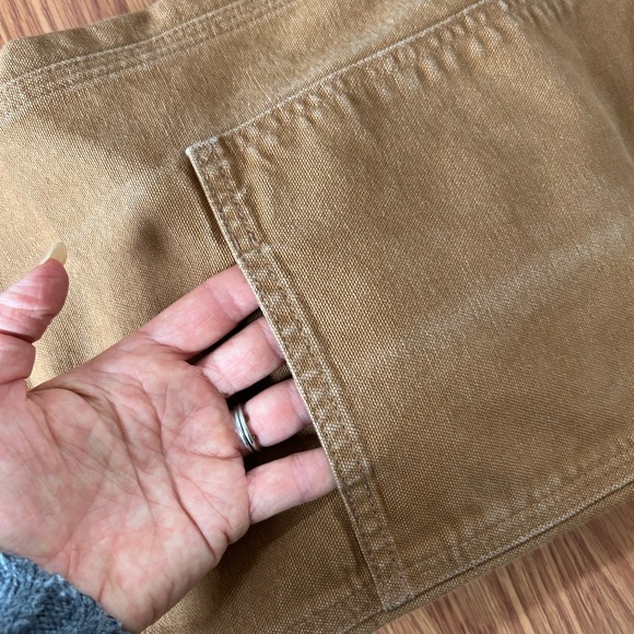 Men's Carhartt Brown Loose Fit Firm Duck Double-Front Utility Work Pant size 36 - Picture 16 of 16